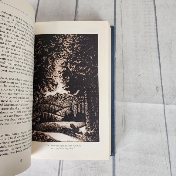 Vintage 90s Jack London To Build A Fire and Other Stories Hardcover - Picture 12 of 12